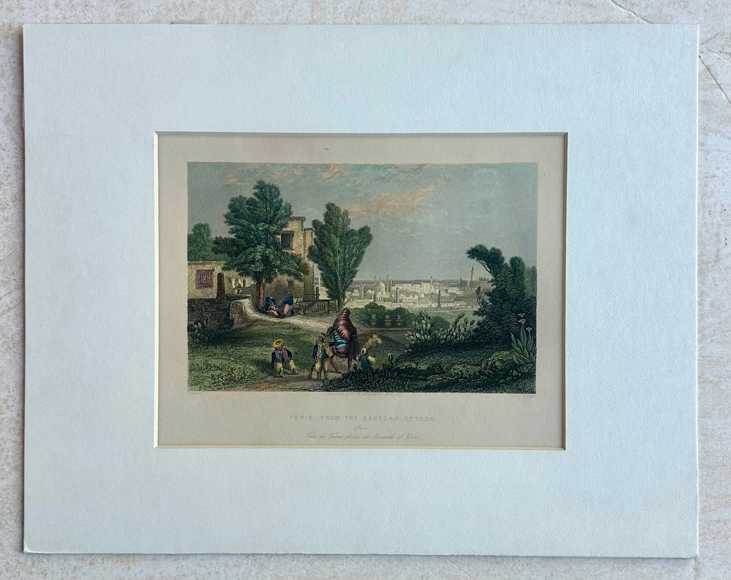 Tunis (Saneeah Eftoor), Africa, Original Print, 1840