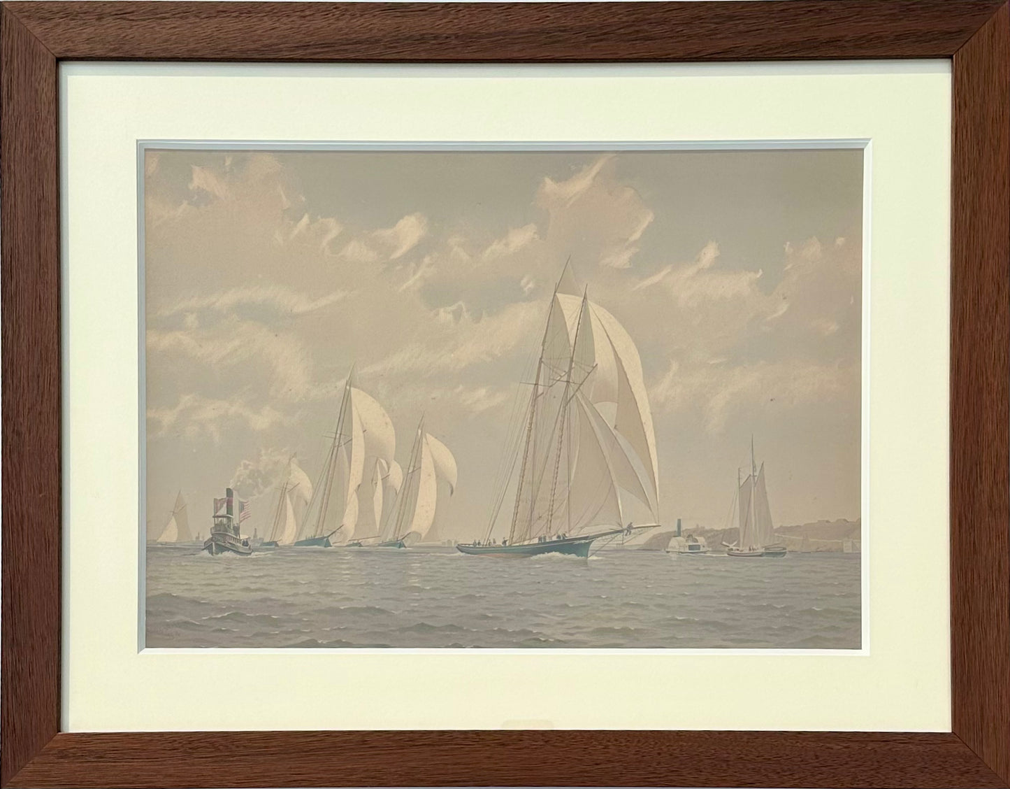 The Finish Off Staten Island by Frederic S. Cozzens, 1884