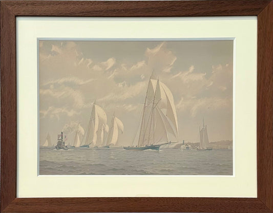 The Finish Off Staten Island by Frederic S. Cozzens, 1884