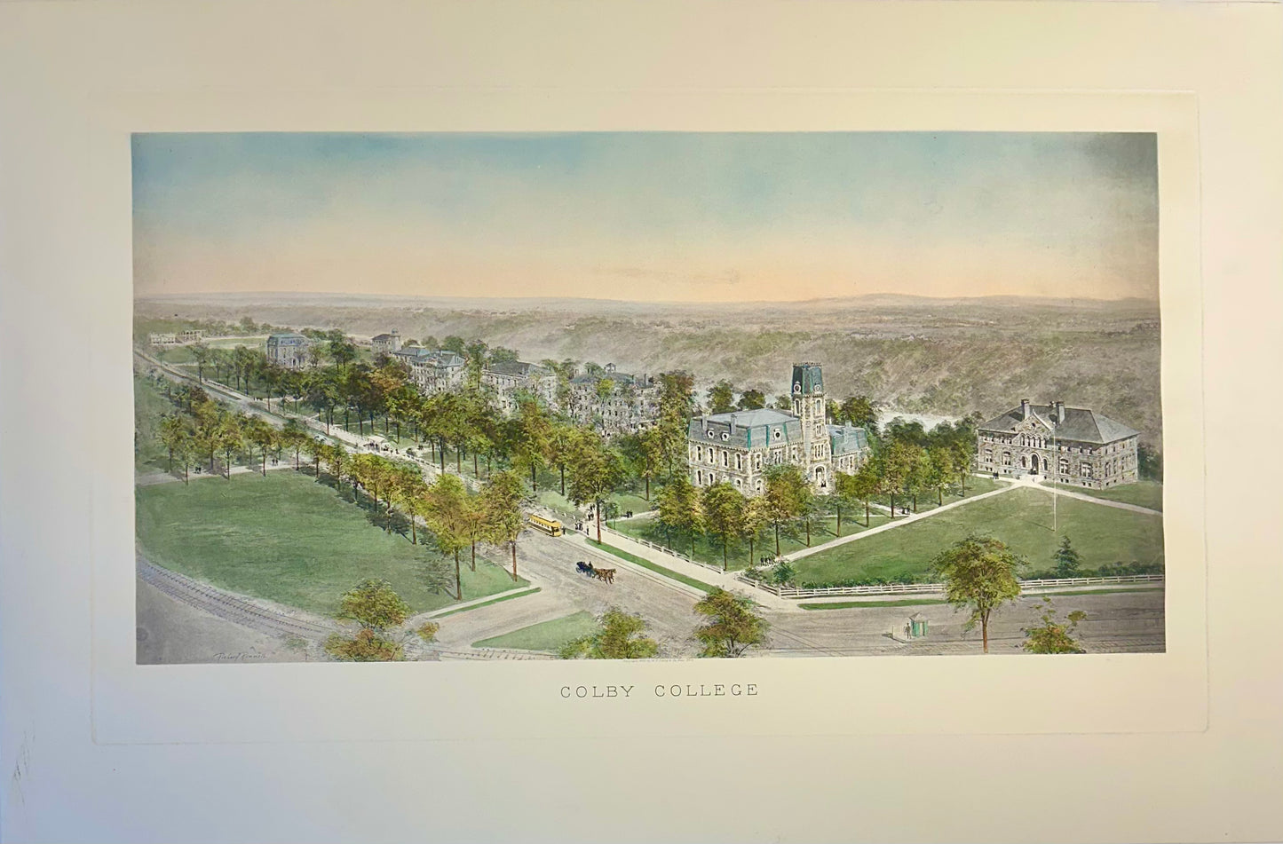 Colby College, Early 20th Century Print
