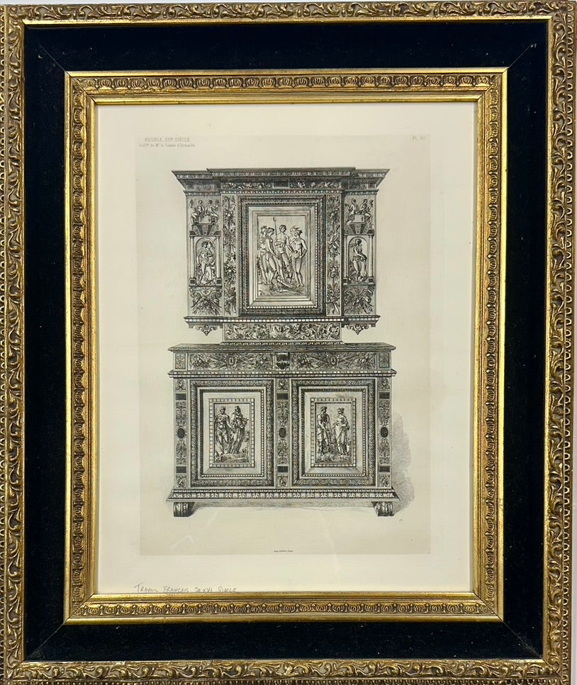Architectural Traviel: Cabinetry & Furniture Design, 1888 (framed)