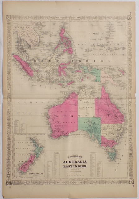 Australia & East Indies, 1862