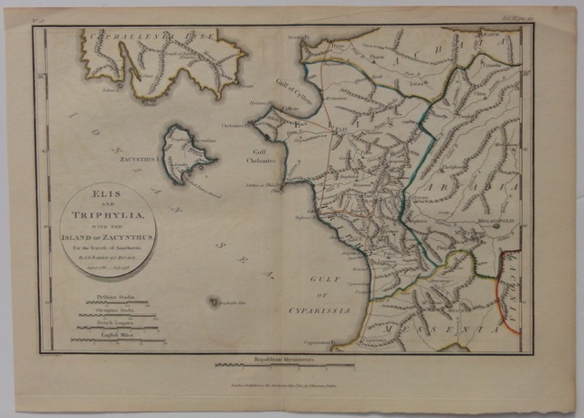 Greece: Elis, Triphylia & Island of Zacynthus, 1791