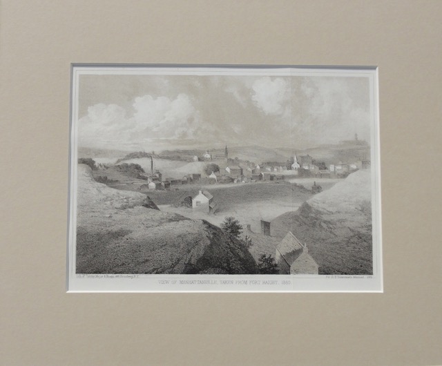 View of Manhantanville, taken from Fort Haight (Harlem), c. 1861
